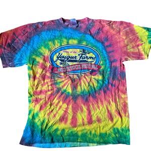 90’s single stitch Yogurt farm Woodstock festival vintage tie-dye T-shirt XL